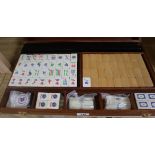 A Jaques mah-jong set, cased