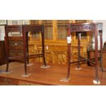 A pair of Edwardian mahogany side tables W.58cm