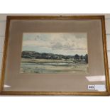 Claude Muncaster (1903-1974) watercolour, The Downs near South Harting, 23 x 36cm.