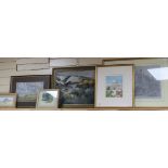 Six works by local artists; Colin Buchanan, L.A.Pugh, Helen Holder, David Holden & Serena Penman