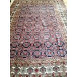 A Turkman carpet 345 x 245cm