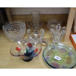 A small collection of Edinburgh Caithness and other glassware