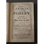 Geddes, Michael - Several tracts against Popery, calf, 8vo, E.J. for B. Barker, London, 1715