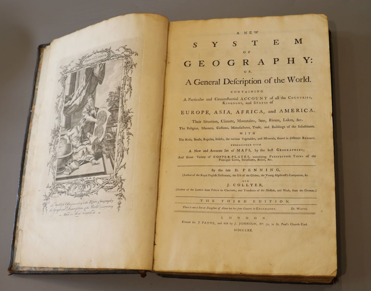 Fenning, Daniel and Collier, Joseph - A New System of Geography: or, A General Description of the