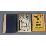 Tambimuttu (editor) - Poetry on War Time, 8vo, cloth, with dj, contributions from Dylan Thomas, W.H.