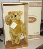 Four limited edition Steiff teddy bears; Teddy Bear 1908 Blond 40, 1911 Replica, Teddy Bear brown