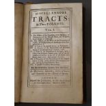 Geddes, Michael - Miscellaneous Tracts, 3 vols, 2nd edition, calf, 8vo, J. Churchill, London 1714