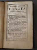 Geddes, Michael - Miscellaneous Tracts, 3 vols, 2nd edition, calf, 8vo, J. Churchill, London 1714