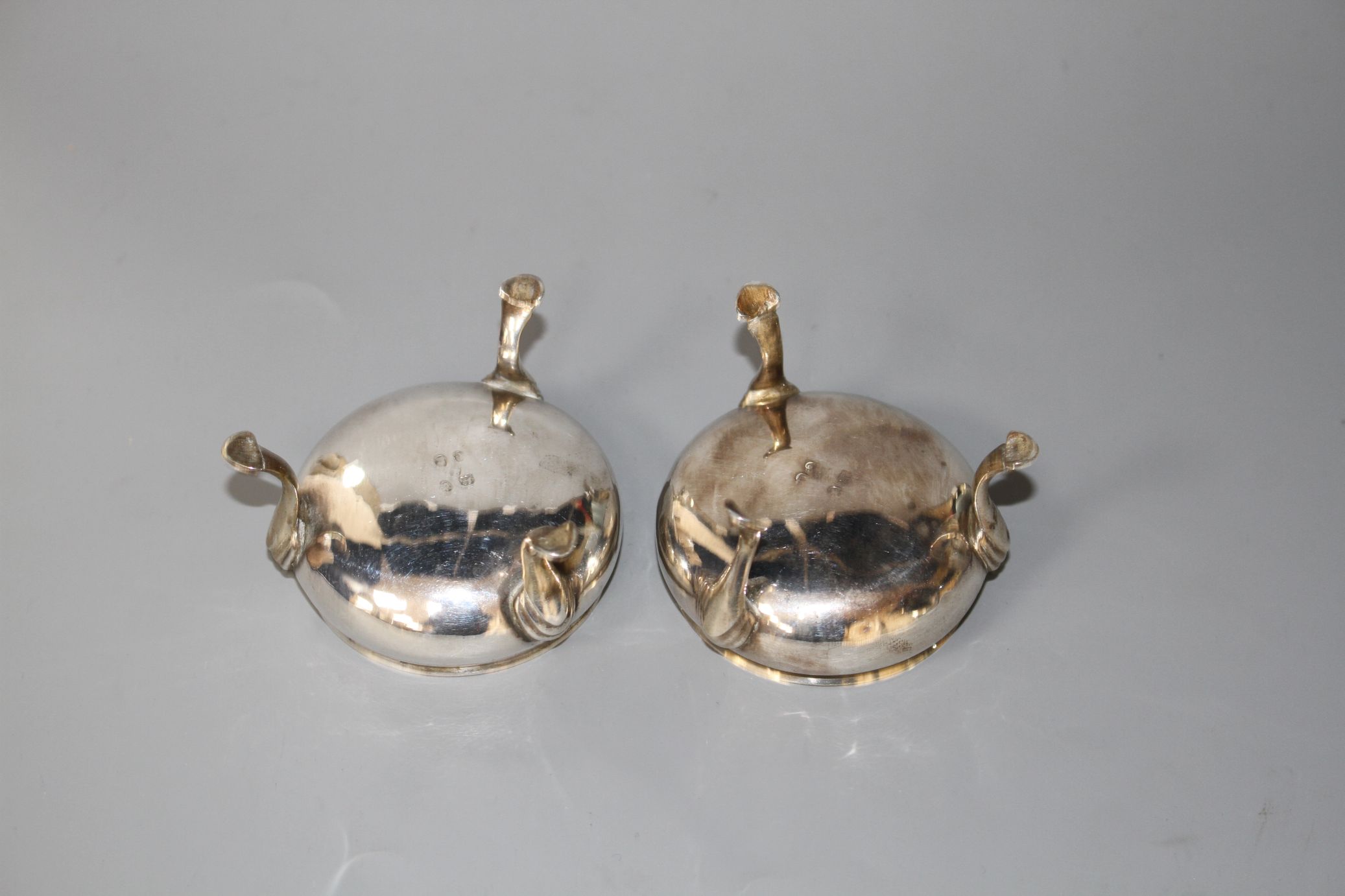 A pair of George III silver bun salts, by Peter & Ann Bateman, London, 1794, 61mm, 2.5ozCondition: - Image 6 of 8