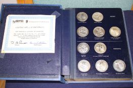 'The Medallic History of Medicine', a limited edition set of 66 sterling silver medals, No. 42/
