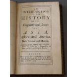 [Crull, Jacodus] - Introduction to the history of the Kingdoms and States of Asia, calf, 8vo, R.J.