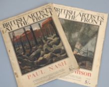 Nevinson, C.R.W., Lavery, Sir John; Nash, Paul - British Artists at the Front, Part One and Part