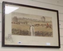 Charles Johnson Payne (Snaffles), limited edition print, 'The Finest View in Europe', signed in