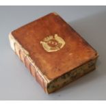 Cavitelli, Ludovico, d. 1583 - Cremonen Annales, calf, 8vo, armorial binding, front board