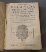Sandoval, Prudencio de, ca.1560-1620. - Historia de la vida y hechos del emperador Carlos V, 2 vols,