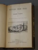 Dickens, Charles - Pictures from Italy, 1st edition, printed title (with engraved vignette