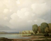 Pierre de Clausades (1910-1976), oil on canvas, Trees in a landscape, signed, 44 x 54cm Condition: