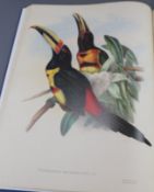 Gould, John - Humming Birds, facsimile edition, vols 1 and 5, folio, gilt titled blue cloth, 1994-