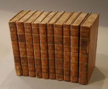 Gibbon, Edward - The History of the Decline and Fall of the Roman Empire, 10 vols only (of 12), 8vo,