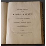 Bourke, Thomas - Concise History of the Moors in Spain, qto, rebound, half calf, F.C. and J.