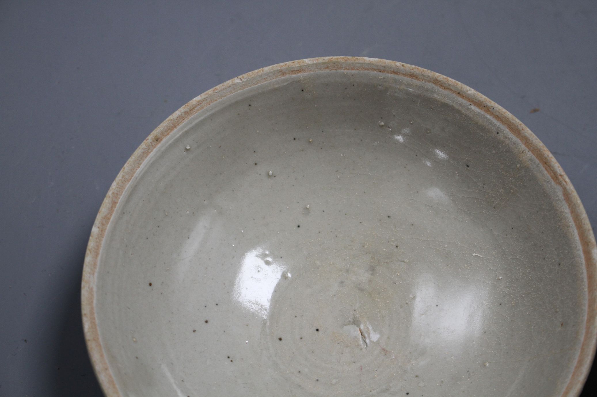 Two Chinese Ding type bowls, Yuan-Ming dynasty, with unglazed rims, both with minor scratching to - Image 5 of 7