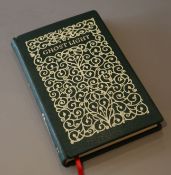 O'Connor, Joseph - Ghost Light, one of 75, signed by the author, 8vo, green decorated leather