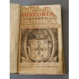 Faria e Sousa, Manuel de, 1590-1649 - Epitome de las Historias Portuguesas, vellum, quarto, title