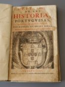 Faria e Sousa, Manuel de, 1590-1649 - Epitome de las Historias Portuguesas, vellum, quarto, title