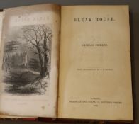 Dickens, Charles - Bleak House, 1st edition, frontis, printed title and 38 plates (by H.K.