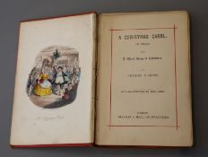 Dickens, Charles - A Christmas Carol ... Being a Ghost Story of Christmas, hand coloured engraved