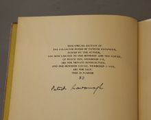 Kavanagh, Patrick - Collected Poems, a special signed limited edition, number 52 of 100, 8vo,