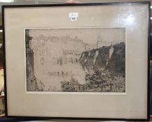 Sir Frank Brangwyn, etching, 'Albi', signed in pencil, 35 x 55cm