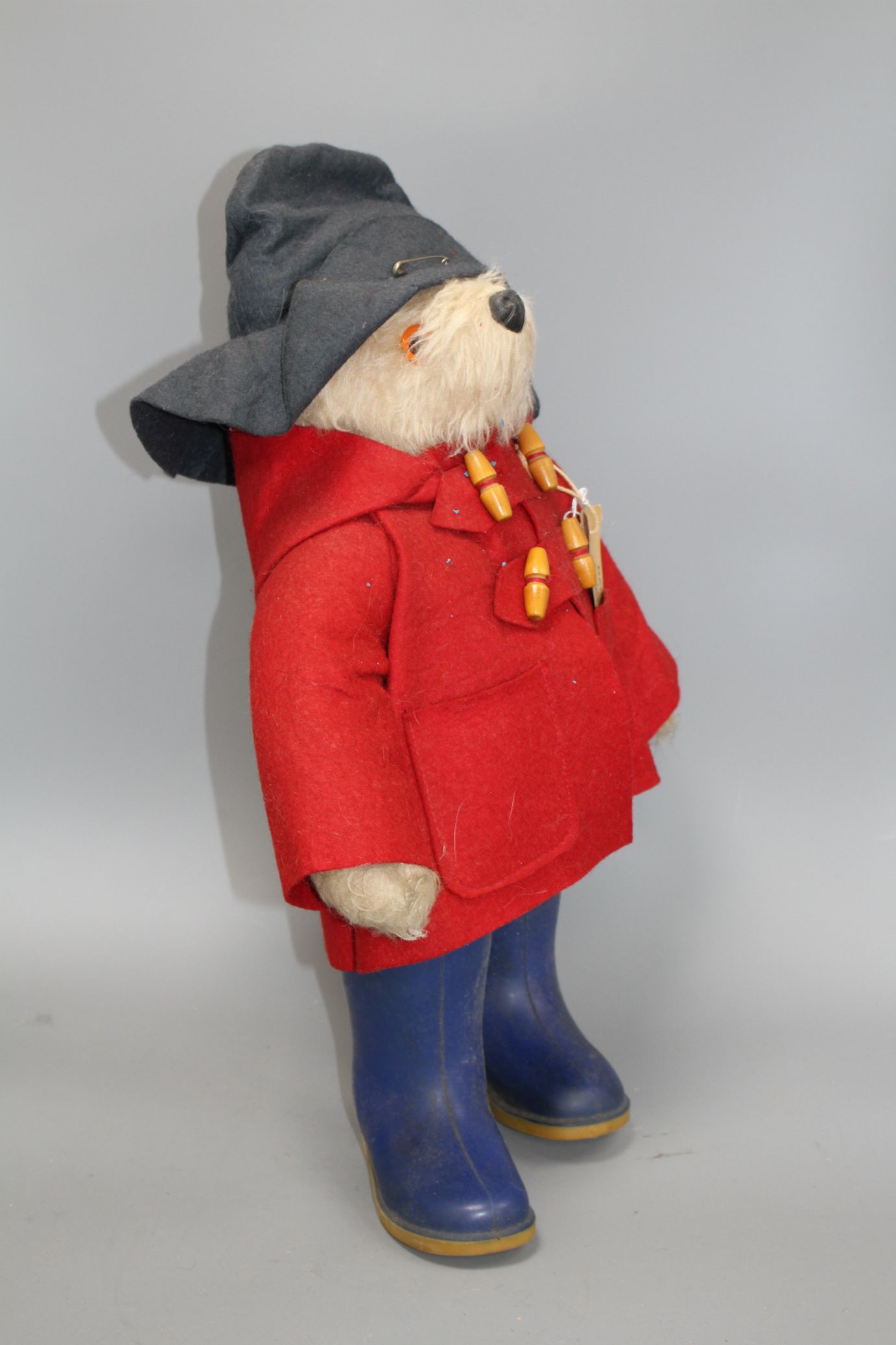 Paddington, original clothes and label Dunlop, 20in. - Image 2 of 4