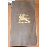 Burberry - Burberry For Men, 19th ed, elongated qto, 256 pages, many mounted with cloth swathes