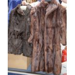 Two fur coats