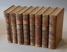 Spectator - The Spectator [By Addison, Steele and others], 8 vols, 8vo, calf, front board to vol.