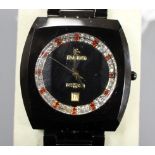 A gentleman's tungsten steel Rado Diastar Jubile quartz wrist watch, with two colour paste set