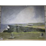 Edward Callam (b.1950), oil on board, The Seven Sisters, signed, 61 x 76cm, unframed Condition: