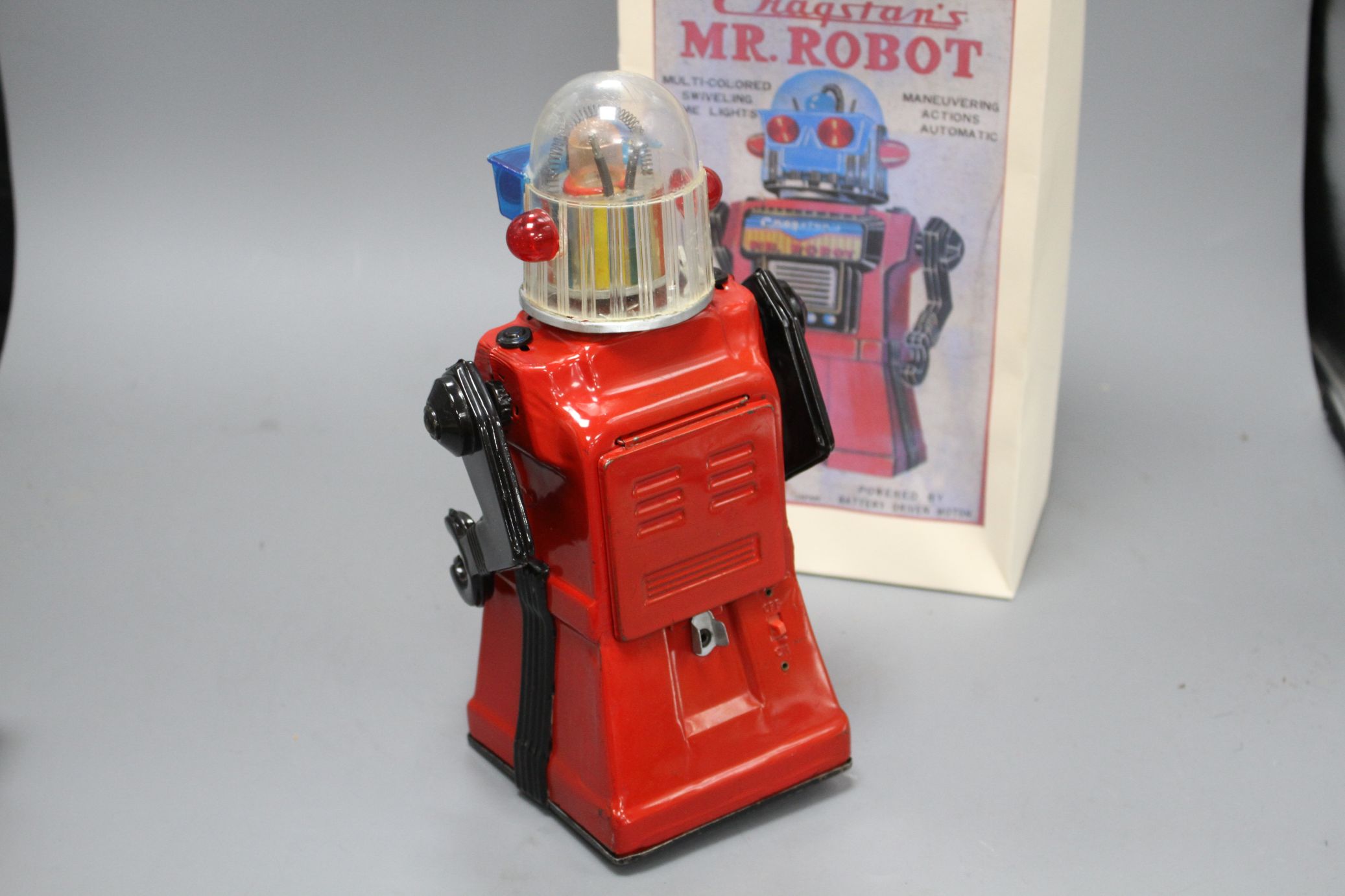 Yonezawa (Japan) for Cragston battery-operated Mr Robot, red colourway (replacement box) - Image 2 of 3