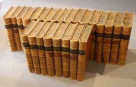 Scott, Walter Sir - Works, "Waverley Novels", Centenary edition, 25 vols, 8vo, contemporary calf