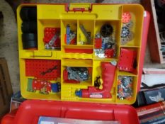 A collection of vintage and modern Meccano sets and loose Meccano, to include set No.4, Accessory