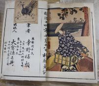 Two Japanese books of woodblock prints depicting birds, Meiji period, 25 x 16.5cm Condition: One