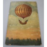 Nitteo (French School), oil on board, Charles and Robert Balloonist's 1783, signed, 24 x 15cm,