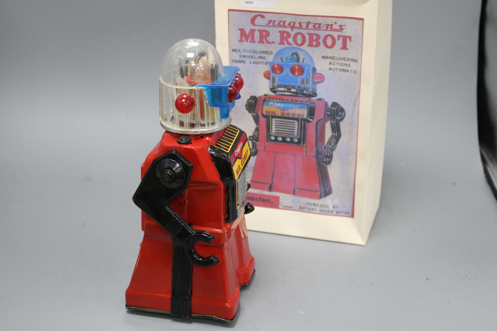 Yonezawa (Japan) for Cragston battery-operated Mr Robot, red colourway (replacement box) - Image 3 of 3