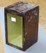 A leather bound display case for The Gentleman's Family Library, with tooled gilt decoration,