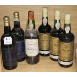 Three bottles of Reserva Bual medium sweet Madeira, two bottles of Verdelho Solera Madeira and a