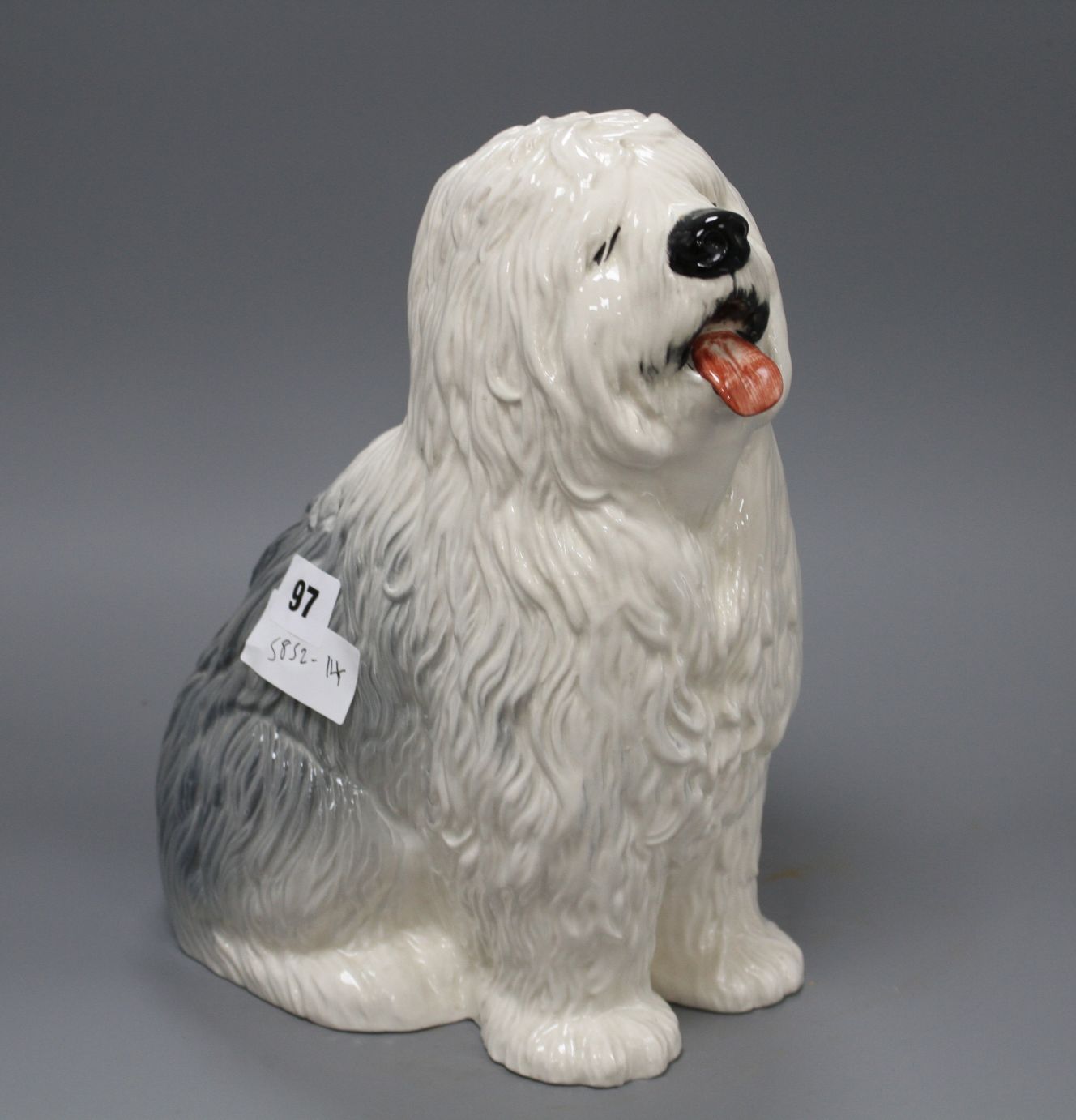 A Beswick model 'Dulux' Old English sheepdog, no.2232, height 29cm Condition: Very good condition.