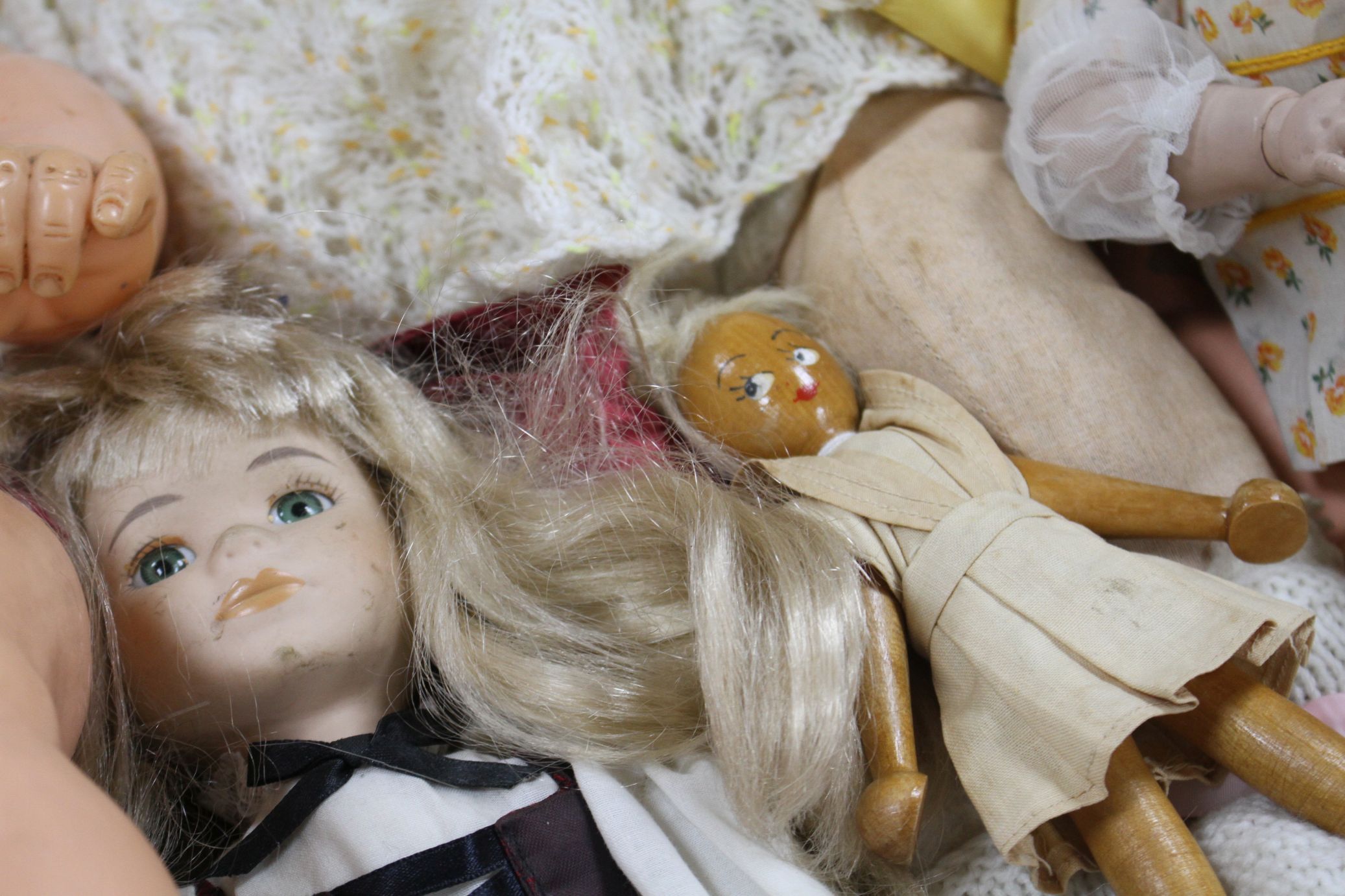 Seven English and German composition head dolls and three souvenir dolls Condition:- Deans doll - Image 13 of 22