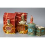 A boxed bottle of No.4711 eau de cologne and two boxed Hermes perfumes Condition:- 4711 - some