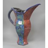 A Ross Emerson Irish studio pottery ewer, height 50cm Condition: Good condition